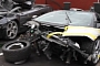 Lamborghini Murcielago 150 MPH Crash Aftermath