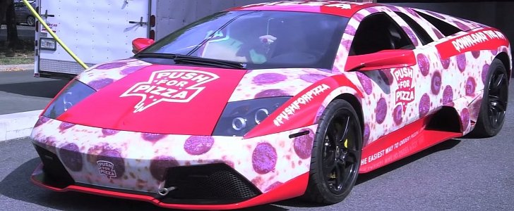 Lamborghini Murcielago Becomes Pizza Machine