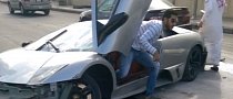 Lamborghini Murcielago Damaged in Hit and Run Accident in Saudi Arabia