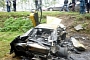 Lamborghini Murcielago Fiery Crash in Russia