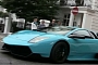 Lamborghini Murcielago LP670-4 SV in Baby Blue Screams on Video