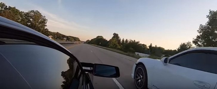 Lamborghini Murcielago (Nitrous) Drag races Tuned Porsche 911 Turbo S