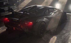 Lamborghini's New Huracan GT2 Racecar Shows Countach-Like Design in Flash Teaser