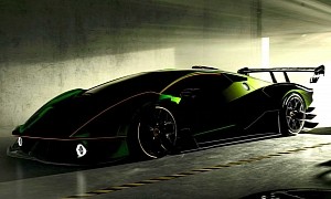 Lamborghini SCV12 Teaser Reveals Green Shade