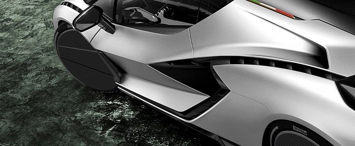 Lamborghini Sian "Countach Evoluzione Tribute" rendering