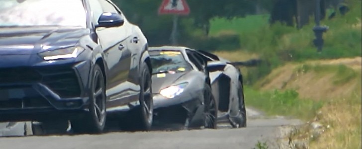 2023 Lamborghini Aventador successor test mule