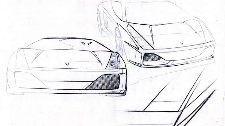 Lamborghini Gallardo sketch