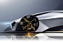 Lamborghini Typhoon Rendering Is a Squat Italian Hypercar for the Year 2040