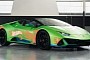 Lamborghini Unveils Unique Huracan EVO Spyder with Hot Wheels Livery at Milano Monza Show