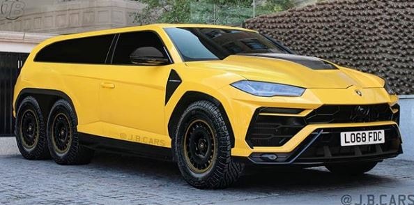 Lamborghini Urus 6x6 Looks Like An Suv Limo Has Offroad Tires Autoevolution