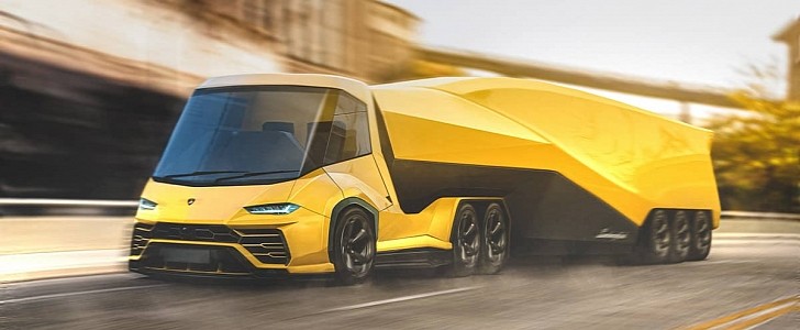Lamborghini Urus-Based Semi Truck