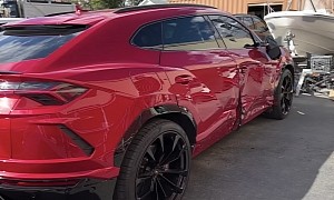 Lamborghini Urus Crashed Two Hours Into a One-Month Rental, $62,000 Repair Bill Ensues