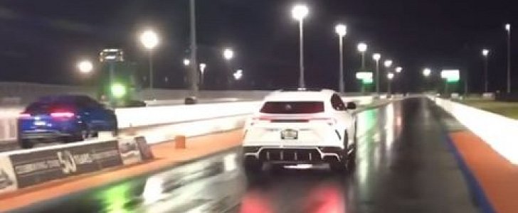 Lamborghini Urus Drag Races Another Urus
