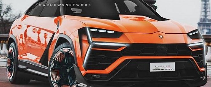 Lamborghini Urus EV rendering