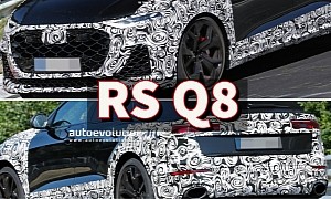 Lamborghini Urus' German Cousin Is Getting a Facelift, 2024 Audi RS Q8 Makes Spy Debut