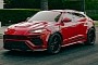 Lamborghini Urus Gets a Wide Body Attitude Adjustment, Wears Red With Pride