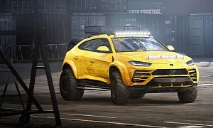 Lamborghini Urus Gets Offroad Package Rendering, Looks More like the LM002
