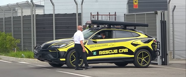 This Lamborghini Urus Rescue Car that looks like it's built for action
