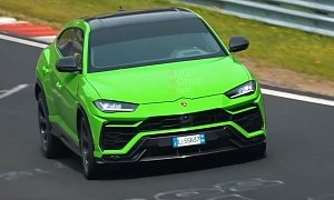 Lamborghini Urus Spied Testing at the Nurburgring: Hotter SUV in the Works?