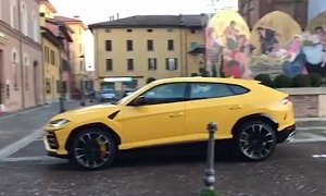 Lamborghini Urus Spotted in Sant'Agata Bolognese, Looks Even Wilder in the Flesh