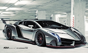 Lamborghini Veneno Rides on ADV.1 Wheels [Virtual Tuning]