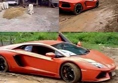 Lamborghinis Being Used as Tractors at Muddy Farm Look Like a Urus Commercial