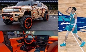 LaMelo Ball’s Tuned GMC Hummer EV Takes After His Puma MB.01 Shoes, Is Nicer Than LeBron’s