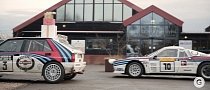 Lancia Rally Cars Aren’t Exactly Fit For The Christmas Shopping Spree