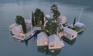 Land on Water Could Be the Modular, Weather-Resilient, Off-Grid Floating City of Tomorrow