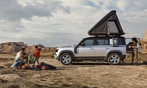 Land Rover Adds Pop-Up Roof Tent to the Defender 110 for Some Serious Glamping