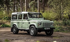 Land Rover Defender 110 Becomes World's First EV SUV Retrofit to Use In-Wheel Motors