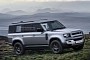 Land Rover Defender 130 Looks Like a Jeep Wagoneer Fighter in Accurate Rendering