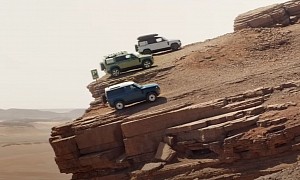 Land Rover Defender Ad Gets Banned, Because You Can’t Park Near the Cliff Edge