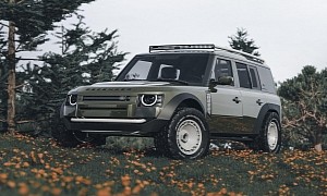 Land Rover Defender Gets Lifted and Widened, Looks Digitally Ready to Enjoy an Adventure