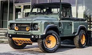 Land Rover Defender Pickup Customized by Kahn Design