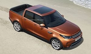 Land Rover Discovery Pickup Would Make a Fine X-Class Competitor