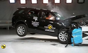 Land Rover Discovery Sport Gets Tested by Euro NCAP, Bestowed With 5 Stars