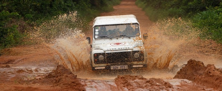 Land Rover Defender Red Cross Red Crescent