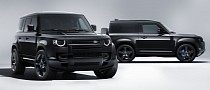 Land Rover Launches Sinister-Looking Defender V8 Bond Edition. James Bond