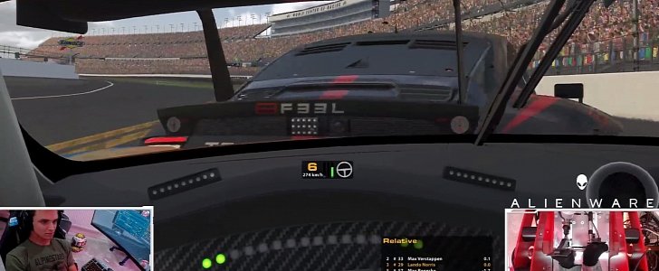 Watch Lando Norris Apply a Nice NASCAR Move on Max Verstappen