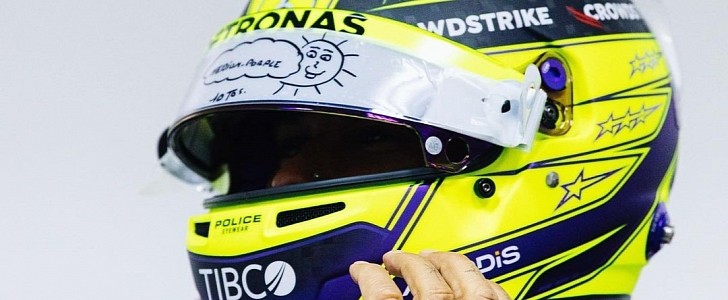 Lewis Hamilton's New Helmet