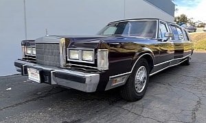 Larry Hagman Bought This Huge Lincoln Town Car Limousine, but Probably Never Drove It
