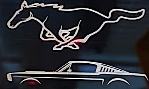 Laser-Engraved Ford Mustang Logo Is Born From Light and Vinyl Scratch Sounds