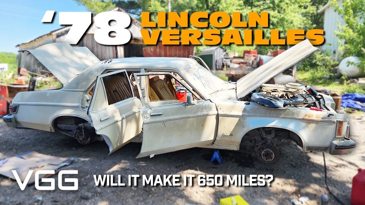 Last Driven in 2000, a ’78 Lincoln Versailles Barn Find Goes on a 650-Mile Interstate Trip