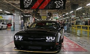 Last of Its Name Dodge Challenger SRT Demon Rolls Off Assembly Lines in Canada