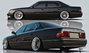 Late 1990s Lexus LS Still Looks Like an Undercover S-Class Even When VIP-Styled