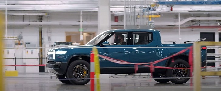 Rivian R1T plant in Normal, Illinois