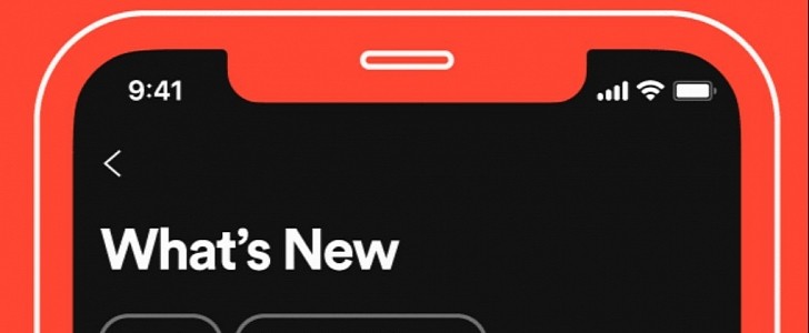 The new What's New feed in Spotify