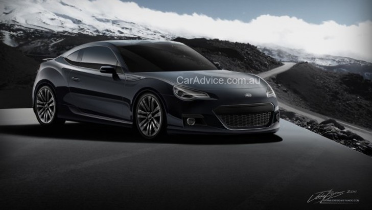 Latest BRZ rendering from Car Advice