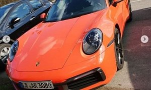 Lava Orange 2020 Porsche 911 Shows Up In the Wild, Looks Sleek